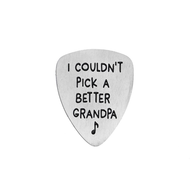 YeeQin I Couldnâ€™t Pick A Better Grandpa Musical Guitar Pick Jewelry Gift for Grandpa - Image 1